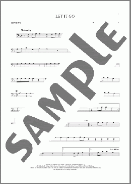 Let It Go(James Bay) 楽譜 トロンボーン（ソロ） ダウンロード