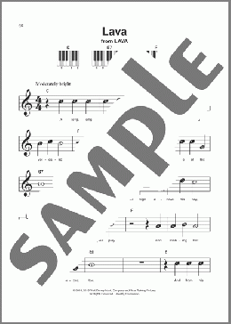 Lava (from Lava)(James Ford Murphy) 楽譜 ピアノ（ソロ） ダウンロード