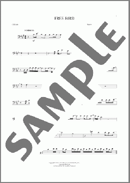 Free Bird(Lynyrd Skynyrd) 楽譜 チェロ ダウンロード