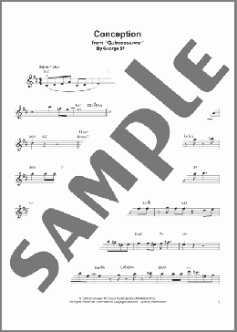 Conception(Stan Getz/George Shearing) 楽譜 テナーサックス（ソロ） ダウンロード