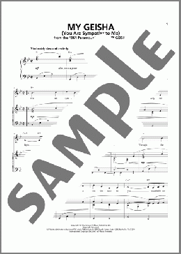 You Are Sympathy To Me(Franz Waxman) 楽譜 ピアノ & ボーカル ダウンロード