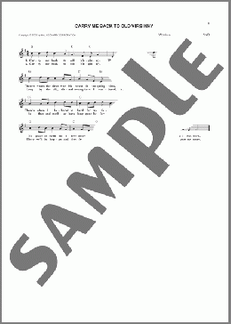 Carry Me Back To Old Virginny(James A. Bland) 楽譜 その他 ダウンロード
