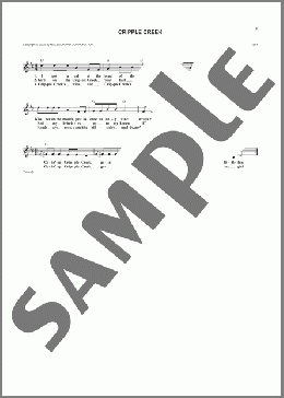 Cripple Creek(American) 楽譜 その他 ダウンロード