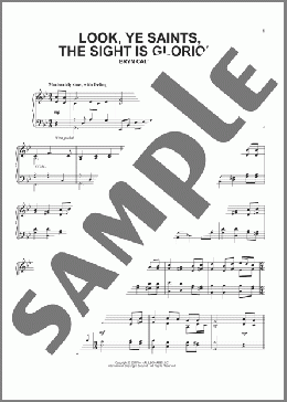 Look, Ye Saints, The Sight Is Glorious(Thomas Kelly/William Owen) 楽譜 ピアノ（ソロ） ダウンロード
