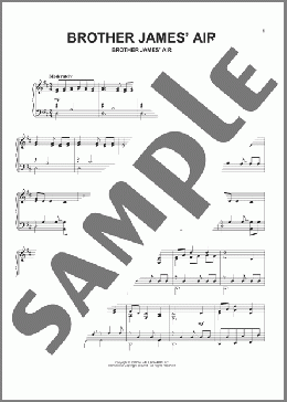 Brother James' Air(Based on Psalm 23/J.L. Macbeth Bain) 楽譜 ピアノ（ソロ） ダウンロード