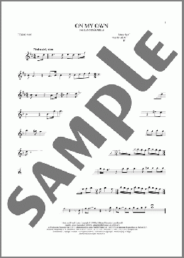 On My Own (from Les Miserables)(Herbert Kretzmer) 楽譜 テナーサックス（ソロ） ダウンロード