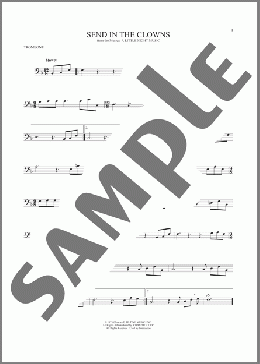 Send In The Clowns(Stephen Sondheim) 楽譜 トロンボーン（ソロ） ダウンロード