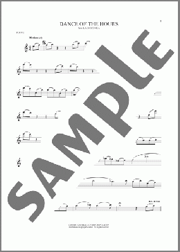 Dance Of The Hours(A. Ponchielli) 楽譜 フルート ダウンロード
