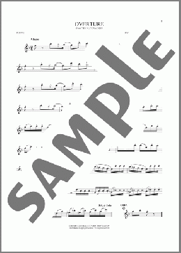 Overture(Pyotr Il'yich Tchaikovsky) 楽譜 フルート ダウンロード