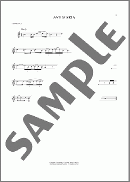 Ave Maria, Op. 52, No. 6(Franz Schubert) 楽譜 テナーサックス（ソロ） ダウンロード