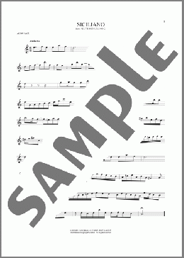 Siciliano(Johann Sebastian Bach) 楽譜 アルトサックス（ソロ） ダウンロード