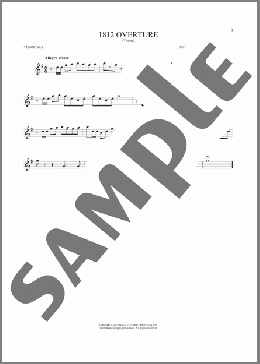 1812 Overture(Pyotr Il'yich Tchaikovsky) 楽譜 テナーサックス（ソロ） ダウンロード