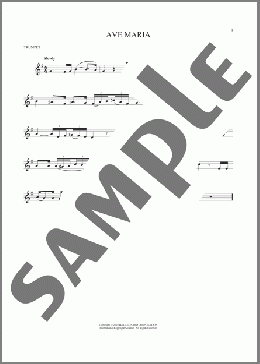 Ave Maria, Op. 52, No. 6(Franz Schubert) 楽譜 トランペット（ソロ） ダウンロード