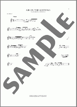 Air (Air On The G String)(Johann Sebastian Bach) 楽譜 クラリネット ダウンロード