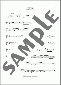 Arioso(Johann Sebastian Bach) 楽譜 クラリネット ダウンロード
