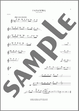 Habanera(Georges Bizet) 楽譜 フルート ダウンロード