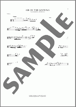 Air (Air On The G String)(Johann Sebastian Bach) 楽譜 その他 ダウンロード