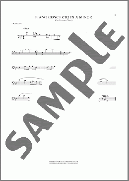 Piano Concerto In A Minor, Op. 16(Edvard Grieg) 楽譜 トロンボーン（ソロ） ダウンロード