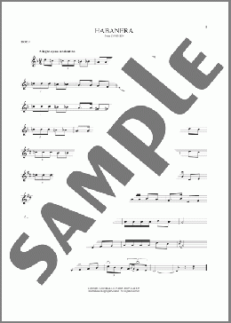 Habanera(Georges Bizet) 楽譜 ホルンソロ ダウンロード