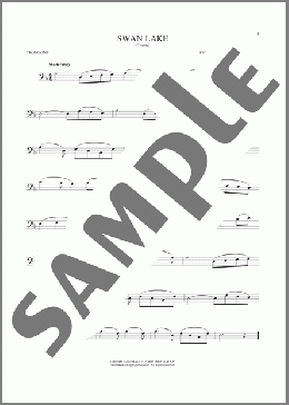 Theme From Swan Lake(Pyotr Il'yich Tchaikovsky) 楽譜 トロンボーン（ソロ） ダウンロード