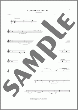 Romeo And Juliet (Love Theme)(Pyotr Il'yich Tchaikovsky) 楽譜 トランペット（ソロ） ダウンロード