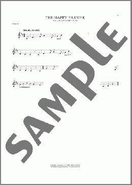 The Happy Farmer(Robert Schumann) 楽譜 バイオリン ダウンロード