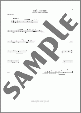 Traumerei(Robert Schumann) 楽譜 トロンボーン（ソロ） ダウンロード