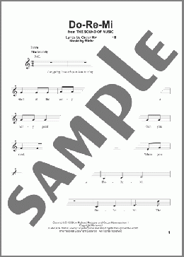 Do-Re-Mi(Rodgers & Hammerstein) 楽譜 その他 ダウンロード