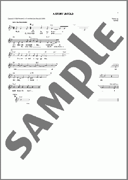 A Story Untold(Leroy Griffin) 楽譜 その他 ダウンロード