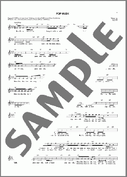Pop Muzik(Robin Edmond Scott) 楽譜 その他 ダウンロード