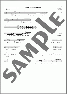I Think We're Alone Now(Tiffany/Tommy James And The Shondells) 楽譜 その他 ダウンロード