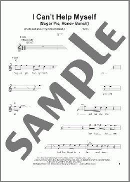 I Can't Help Myself (Sugar Pie, Honey Bunch)(The Four Tops) 楽譜 その他 ダウンロード