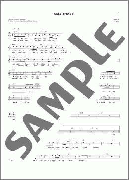 Sweet Dreams(Air Supply) 楽譜 その他 ダウンロード