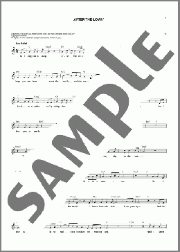 After The Lovin'(Engelbert Humperdinck) 楽譜 その他 ダウンロード