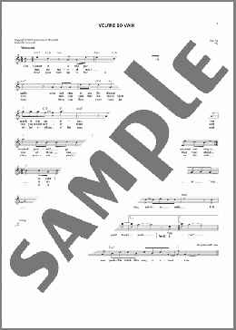 You're So Vain(Carly Simon) 楽譜 その他 ダウンロード