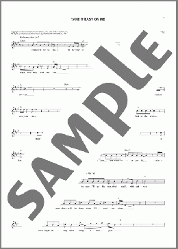Take It Easy On Me(Little River Band) 楽譜 その他 ダウンロード