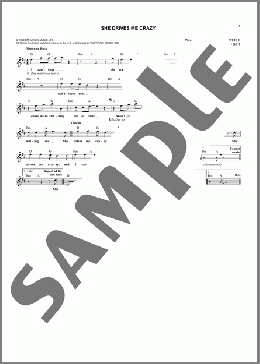 She Drives Me Crazy(Fine Young Cannibals) 楽譜 その他 ダウンロード