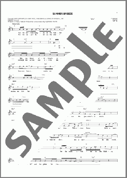 Summer Breeze(Seals & Crofts) 楽譜 その他 ダウンロード