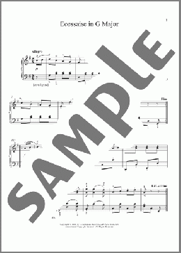 Ecossaise In G Major, WoO 23(Ludwig van Beethoven) 楽譜 ピアノ（ソロ） ダウンロード