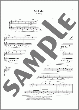 Melody, Op. 68, No. 1(Robert Schumann) 楽譜 ピアノ（ソロ） ダウンロード