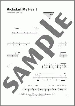 Kickstart My Heart(Motley Crue) 楽譜 その他 ダウンロード