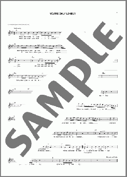 You're Only Lonely(J.D. Souther) 楽譜 その他 ダウンロード