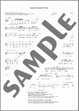 You're My Everything(The Temptations) 楽譜 その他 ダウンロード