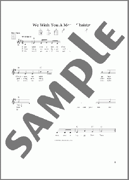We Wish You A Merry Christmas (from The Daily Ukulele) (arr. Liz and Jim Beloff)(Jim Beloff/Liz Beloff) 楽譜 ウクレレ（弾き語り） ダウンロード