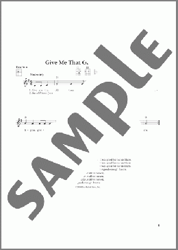 Give Me That Old Time Religion (from The Daily Ukulele) (arr. Liz and Jim Beloff)(Traditional) 楽譜 ウクレレ（弾き語り） ダウンロード