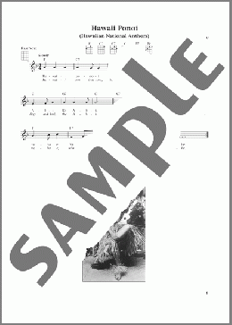 Hawaii Ponoi (from The Daily Ukulele) (arr. Liz and Jim Beloff)(Henri Berger) 楽譜 ウクレレ（弾き語り） ダウンロード