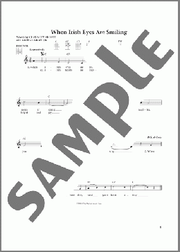 When Irish Eyes Are Smiling (from The Daily Ukulele) (arr. Liz and Jim Beloff)(Ernest R. Ball/Chauncey Olcott/George Graff Jr.) 楽譜 ウクレレ（弾き語り） ダウンロード