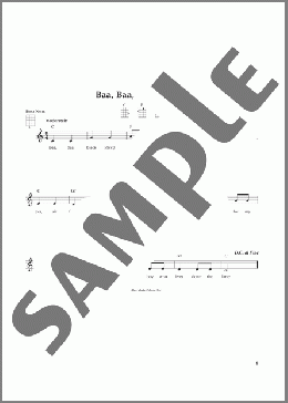 Baa Baa Black Sheep (from The Daily Ukulele) (arr. Liz and Jim Beloff)(Traditional) 楽譜 ウクレレ（弾き語り） ダウンロード