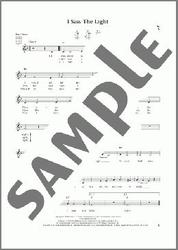 I Saw The Light (from The Daily Ukulele) (arr. Liz and Jim Beloff)(Hank Williams) 楽譜 ウクレレ（弾き語り） ダウンロード