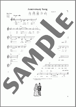 Anniversary Song (from The Daily Ukulele) (arr. Liz and Jim Beloff)(Al Jolson/Saul Chaplin) 楽譜 ウクレレ（弾き語り） ダウンロード